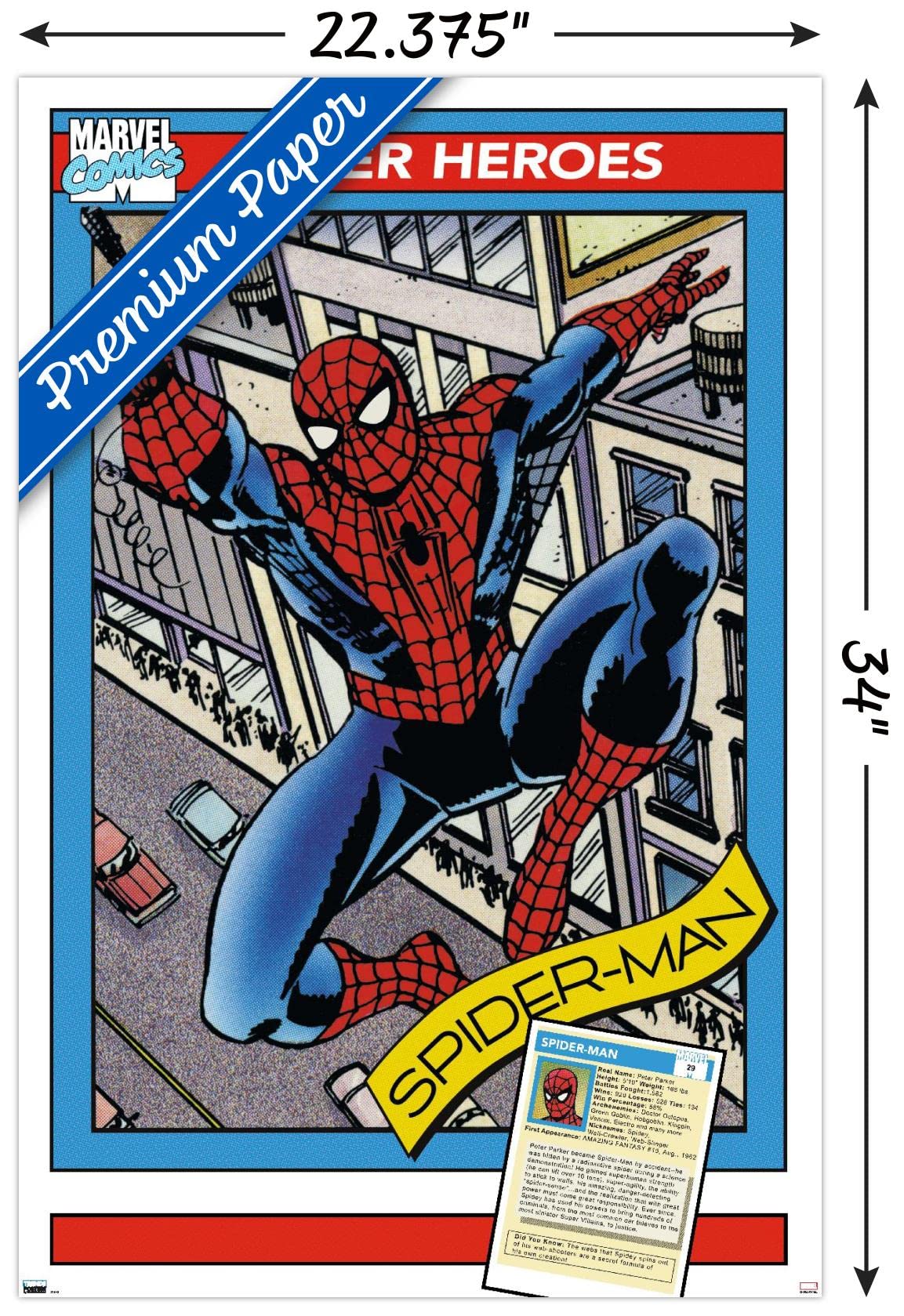 Marvel Comics トレーディングカード　マーベル　アメコミ Amazon.com: Trends International Marvel Trading Cards - Spider-Man